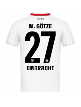 Muži Futbalové oblečenie Eintracht Frankfurt Mario Gotze #27 2025-26 Krátky Rukáv - Preč
